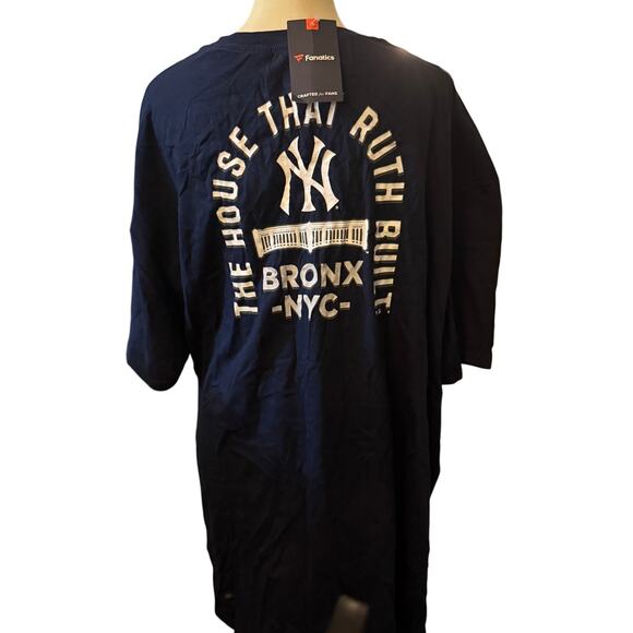 Fanatics New York Yankees Hometown Collection Ruth's House Tee, Unisex 3XL, NWT - Picture 2 of 8
